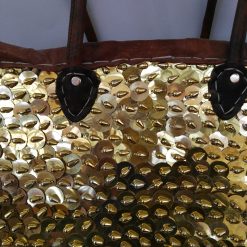 Moroccan Basket Bag gold 6