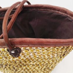 Moroccan Basket Bag gold 3