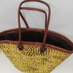 Moroccan Basket Bag gold 1