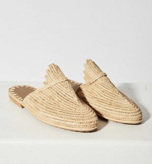 raffia shoes women's