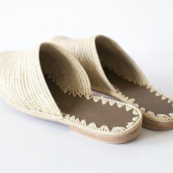 Handmade Raffia Mules