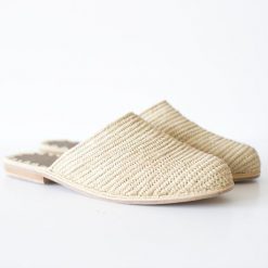 Handmade Raffia Mules