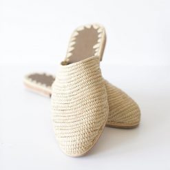 Handmade Raffia Mules