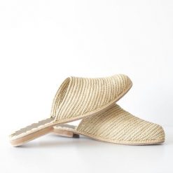 Handmade Raffia Mules