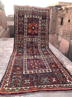 vintage moroccan carpet runner