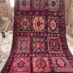 purple vintage moroccan carpet