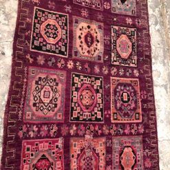 purple vintage moroccan carpet