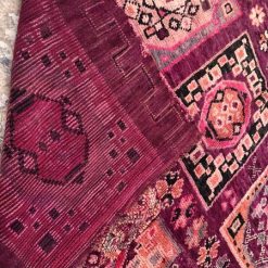 purple vintage moroccan carpet