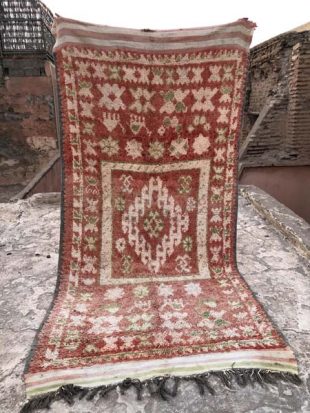 red rugs boujad vintage carpet