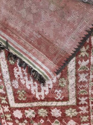 red rugs boujad vintage carpet