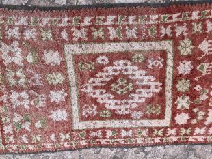 red rugs boujad vintage carpet