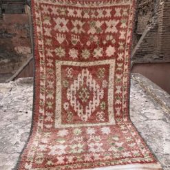 red rugs boujad vintage carpet