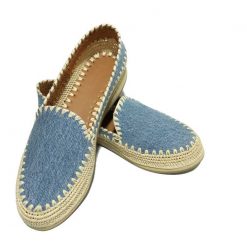 moroccan jeans raffia shoes