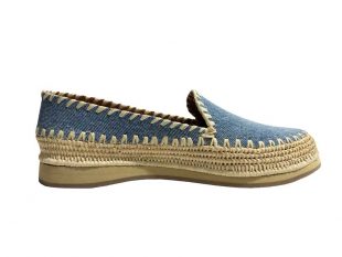 moroccan jeans raffia shoes