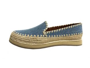 moroccan jeans raffia shoes