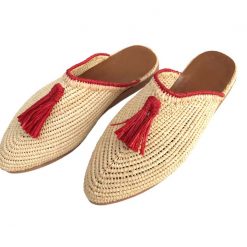 raffia nature shoes