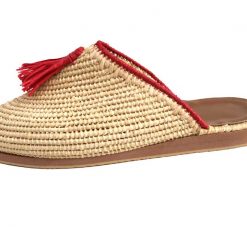 moroccan raffia mules