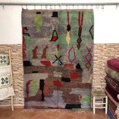 Moroccan Boujad Vintage Rug 6x8