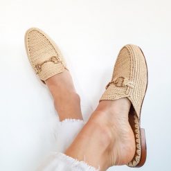 Natural Raffia Shoes